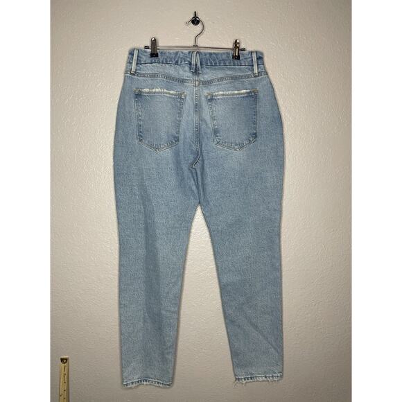 💓GOOD AMERICAN GOOD GIRLFRIEND HIGH WAISTED JEANS GGHDBK602T SIZE 6/28💓 - Picture 3 of 9